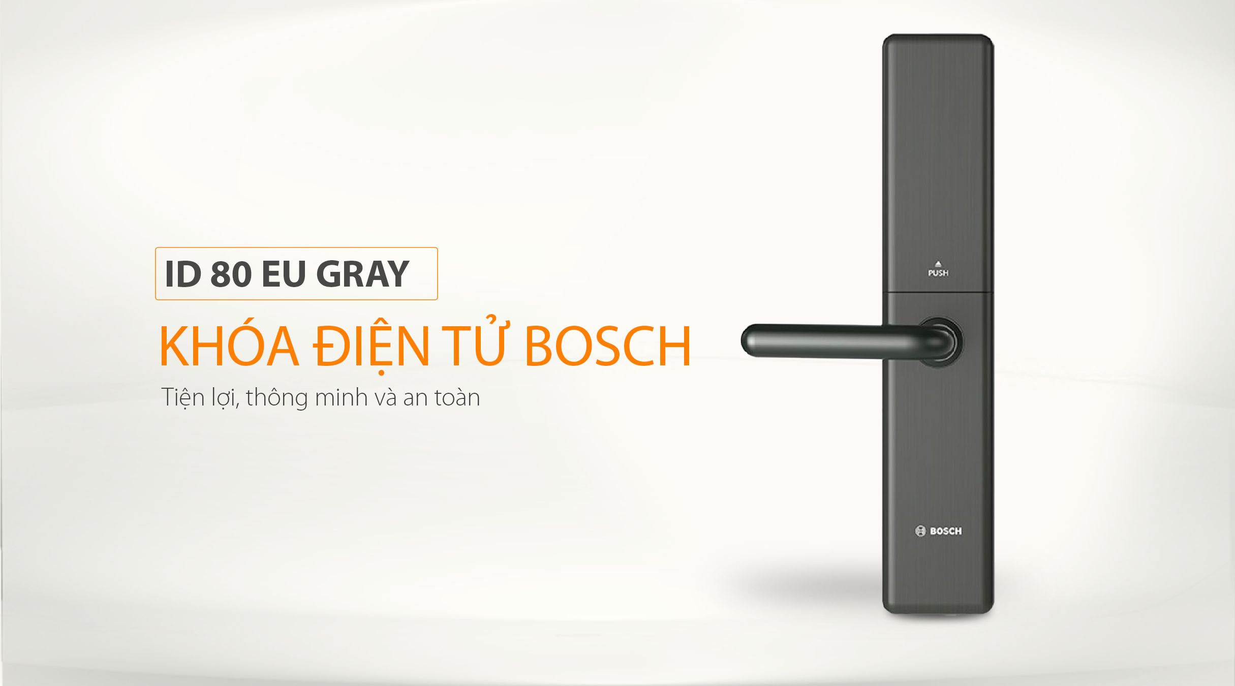 Khóa điện tử BOSCH ID 80 EU GRAY